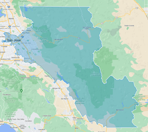 District 25 -- map