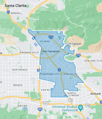 District 43 -- map