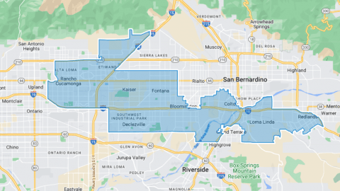 District 50 -- map