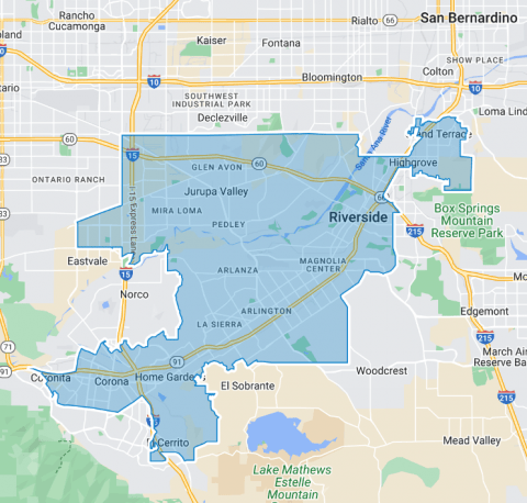 District 58 -- map